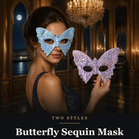 Masque brillant EVA pour fête à thème Venise, déguisement papillon animal, Halloween