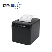 Imprimante thermique de reçus 80 mm, imprimante POS 80 mm, sans encre, noir et blanc, Impresora Termica