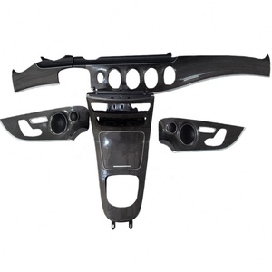 Repuesto para <span class=keywords><strong>Mercedes</strong></span>-Benz: Kit de molduras interiores de fibra de carbono para el marco y panel del salpicadero central de las puertas, compatible con los modelos W238, <span class=keywords><strong>E220</strong></span>, E320, E200 - Product Image 1