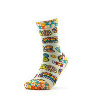 Chaussettes personnalisées pour hommes, impression numérique 3D, plusieurs matériaux (coton, polyester, nylon), chaussettes imprimées personnalisées, chaussettes fantaisie, cadeau original pour hommes