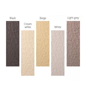 Revestimiento de Piedra Flexible Ignífugo, Fácil de Instalar, Ahorra Mano de Obra, Construcción Rápida, Decoración de Paredes Interiores y Exteriores, Piedra Suave Gris Personalizada - Product Image 5