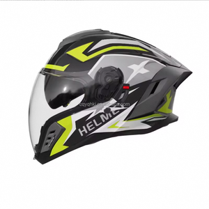 Los Nuevos Cascos de Motocicleta ABS HD con Doble Lente, <span class=keywords><strong>Casco</strong></span> Integral Personalizable, Fabricante de Protectores de Cabeza - Product Image 2