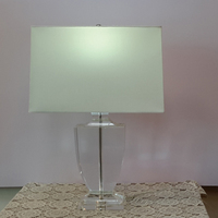 Lampe de table LED moderne en cristal E26, dimmable, 220V AC, corps en verre décoratif de haute qualité, 5W, pour la maison, l'hôtel, la chambre à coucher