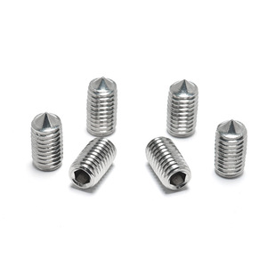 Perlengkapan Pintu dari Supplier China, Sekrup Set Soket Heksagonal Ujung Kerucut SS316 M3-M8 Polos untuk Pengunci Poros Penghubung Penutup Pintu - Product Image 6