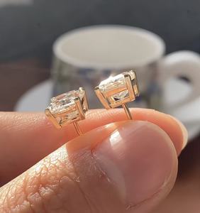 Bijoux fins personnalisés, véritable or massif 9k 10k 14k 18k PT rose, jaune, blanc, diamant de laboratoire/pierre précieuse, fabrication en usine - Product Image 2