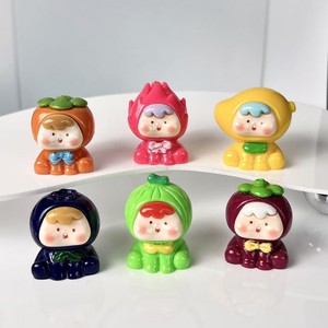 Nhựa ba chiều phim hoạt hình thế hệ thứ tư trái cây <span class=keywords><strong>Cubs</strong></span> tự làm đồ trang sức phụ kiện xe hơi đồ trang trí máy tính để bàn Phụ Kiện Móc Khóa - Product Image 1