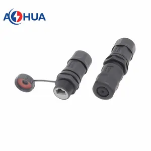 AOHUA New Design L Type Ethernet Cable RJ45 Connector IP67