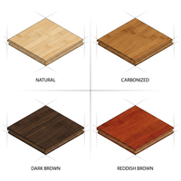 Plancher en bambou naturel de haute qualité pour intérieur, respectueux de la peau et imperméable, plancher en bambou massif pour extérieur