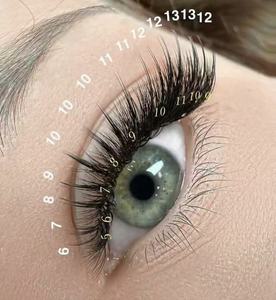 ขนตาปลอมแบบกึ่งแฮนด์เมด Aesphylash รุ่น Natural Soft Matte 0.05 Cashmere Silk แบบเส้นต่อเส้น  ฐานแบบหลวม  ทรง CC D D Styles - Product Image 2