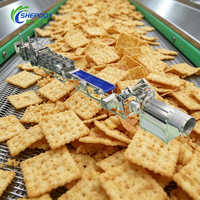 Chaîne de production de chips tortillas soufflées Shepody 300kg/h 500kg/h, machine/ligne de friture pour chips de pommes de terre, riz croustillant et cercles de tomates