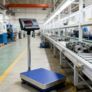 Industrial Weight Machine Heavy Duty 40*50cm Pan <strong>Size</strong> 400kg Max Capacity Digital Weighing Platform Scale with A12E Monitor - Product Image 3