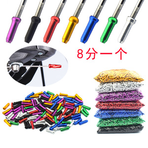 Tapas de cable de bicicleta de aleación de aluminio de colores, tapas de extremo de cable de freno y cambio de desviador, decoración para bicicleta, venta al por mayor - Product Image 2