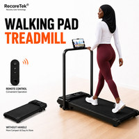 Caminadora Eléctrica de 35 km/h con Inclinación, Equipo de Gimnasio en Casa, Equipo para Caminar, Correr y Hacer Ejercicio en Interiores