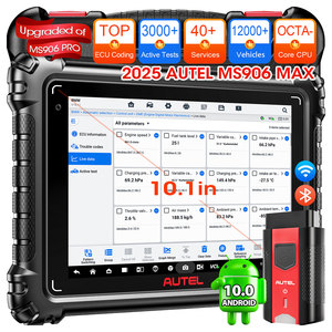 เครื่องมือวินิจฉัย MaxiSYS MS906MAX สำหรับรถยนต์ทุกประเภท เครื่องอ่านโค้ด MS906 MAX อุปกรณ์สแกน OBD2 ระบบเต็มรูปแบบสำหรับยานยนต์ - Product Image 1