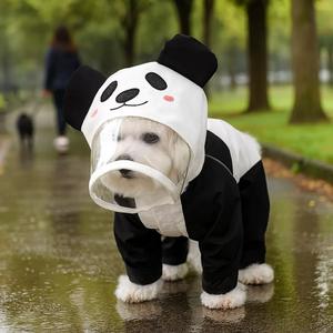 Abbigliamento per Cani all'Ingrosso: Impermeabile con Cappuccio a Copertura Totale per Cani di Piccola e Media Taglia (es. Teddy Bear) - Product Image 5