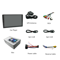 Lecteur multimédia automobile Android 9 pouces avec écran tactile, radio BT, écran numérique Android pour voiture, processeur 4 cœurs DSP pour Golf 7