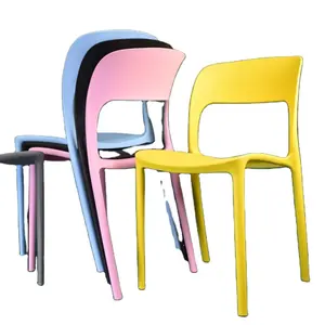 Декоративные пластиковые стулья, двухместные стулья, фабрика железных обеденных форм, розовые современные с Обеденным красным формованным боковым релаксатором