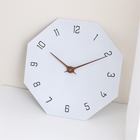 Horloge murale combinée en MDF pour décoration intérieure, nouveauté originale, horloges murales personnalisées et abordables