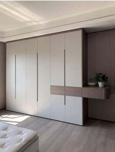 Armoires de chambre à coucher modernes personnalisées de haute qualité, fabrication en usine avec porte coulissante - Product Image 2