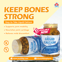 Complément Premium de Calcium Liquide en Gélules Molles avec Vitamine D3 pour le Soutien de la Solidité Osseuse et une Absorption Optimale pour les Seniors et Adultes – Disponible