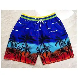 Pantalones cortos para hombre Surf Multi bolsillos transparente 5 pulgadas sublimación púrpura con cinturón Tech Jogging Faja Chino Killer Shorts