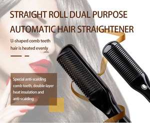 Five Plus Original électrique LCD affichage en céramique rapide PTC peigne chauffant <span class=keywords><strong>brosse</strong></span> à lisser les cheveux - Product Image 2