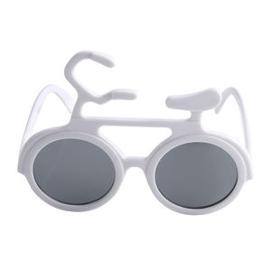 Occhiali da Sole a Forma di Bicicletta per Festival, Occhiali da Sole Rave, Occhiali da Bici con <span class=keywords><strong>Effetto</strong></span> Prisma, Design Unico in PC Bianco, Occhiali con <span class=keywords><strong>Effetto</strong></span> Speciale - Product Image 3