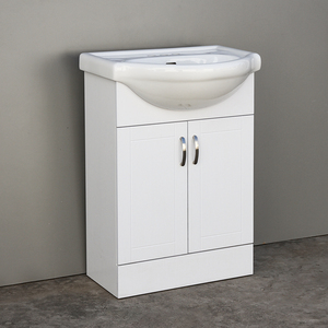 Mueble <span class=keywords><strong>de</strong></span> <span class=keywords><strong>Baño</strong></span> Moderno <span class=keywords><strong>con</strong></span> <span class=keywords><strong>Lavabo</strong></span> <span class=keywords><strong>de</strong></span> Cerámica y Gabinete <span class=keywords><strong>de</strong></span> PVC <span class=keywords><strong>de</strong></span> 18 mm - Product Image 2