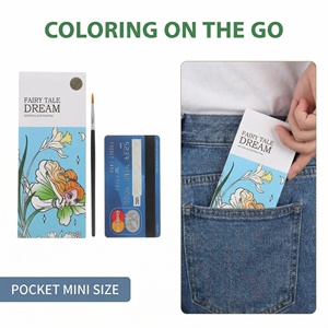 Livre de coloriage créatif pour enfants avec pinceau, livre de coloriage à l'aquarelle sûr et créatif - Product Image 2