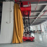 Rideau de scène doré pour studio et événements, rideau de scène en velours FR avec œillets et attaches, rideau de scène de 25 pieds de haut
