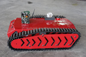 Assemblage de voie plate châssis à chenilles en caoutchouc châssis à chenilles bricolage véhicule à chenilles - Product Image 6