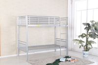 Lit superposé en fer avec escalier, modèle Twin Over Twin, populaire au Royaume-Uni, idéal pour les familles