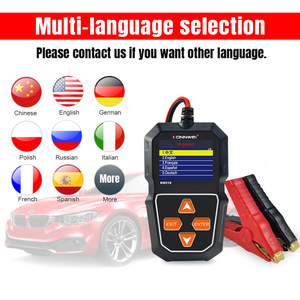 Testeur de batterie KONNWEI KW218 6V 12V 100 à 2000CCA, analyseur de batterie de moto et de <span class=keywords><strong>voiture</strong></span>, testeur de batterie de démarrage et de charge - Product Image 3