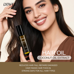 Set de Cuidado Capilar de Marca Privada DIWEI, Sin Sulfatos, Aceite de Coco, Orgánico, Antiencrespamiento, Champú y Acondicionador para Cabello Rizado Dañado - Product Image 6