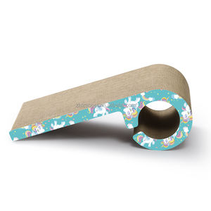 Atacado Luxo & Modern Cat Scratch Pad Papelão de Papel Pesado com Garra De Moagem Reversível Embalado em Caixa - Product Image 2