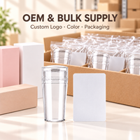 En gros, Tampon de nail art en silicone transparent avec raclette, tête souple effet gelée transparente, outil de transfert DIY pour manucure, prix usine