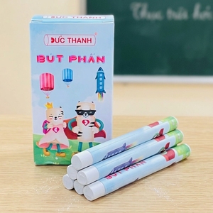 10 pièces/boîte – Marqueurs craie solides blancs non toxiques, haute durabilité, sans poussière, pour l'école et le bureau – Approvisionnement mondial - Product Image 1