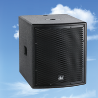 Subwoofer actif professionnel de 1000 W, 12 pouces, équipement audio avec module d'amplification intégré pour les événements d'église
