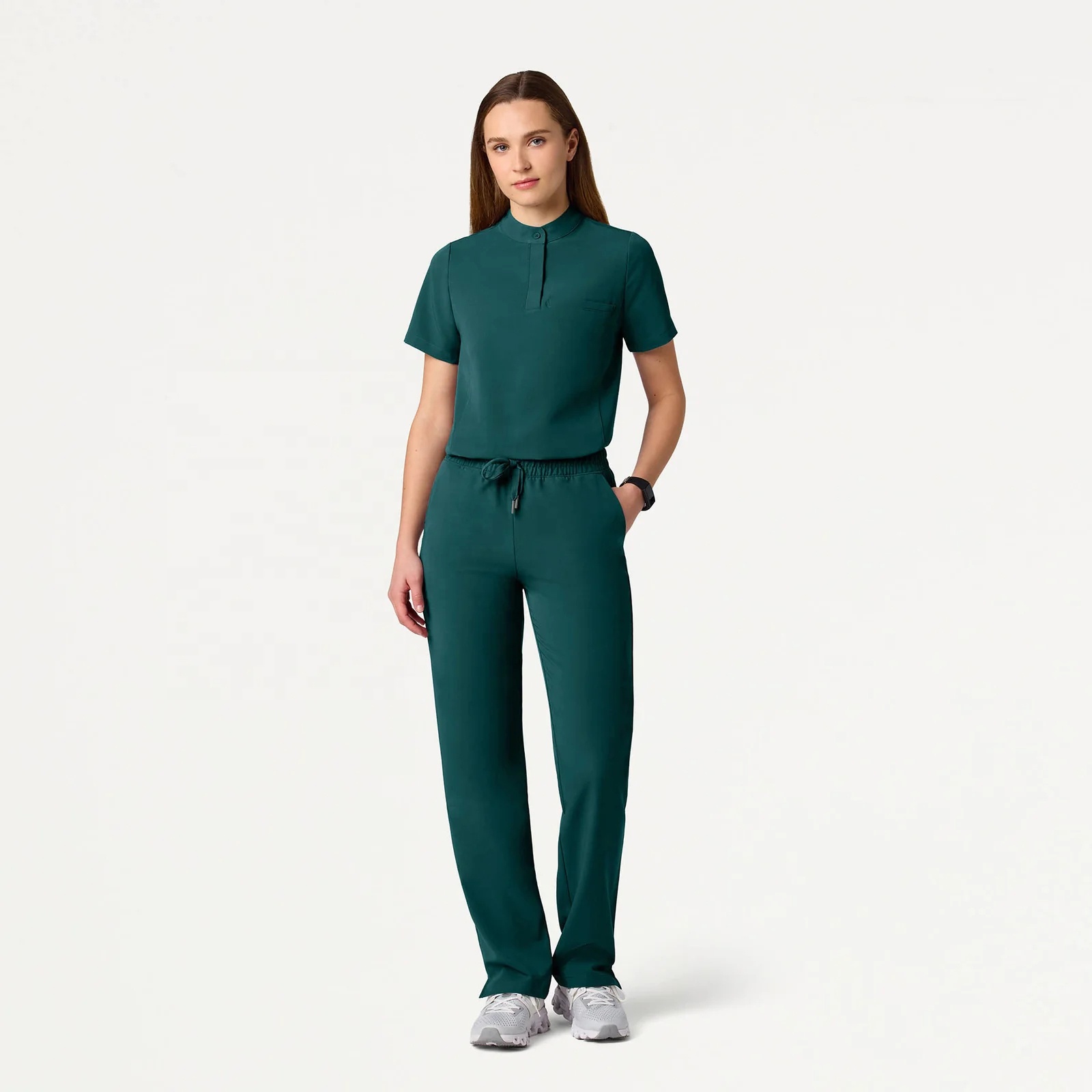 Green Hospital Color Uniform - New Style Scrubs Unisex
