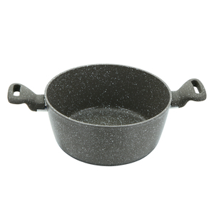 Hot bán 20/24/28/32cm Bộ Đá Cẩm Thạch tro trắng/hồng/Màu xanh lá cây cảm ứng & gas cooktops gốm tráng giả mạo nhôm nấu ăn nồi Bộ - Product Image 4