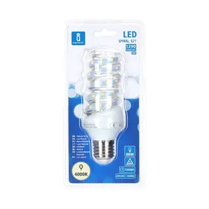 Bombilla LED espiral E27 13W, ahorro de energía y larga duración, ideal para iluminación en hogares y oficinas. - Product Image 2
