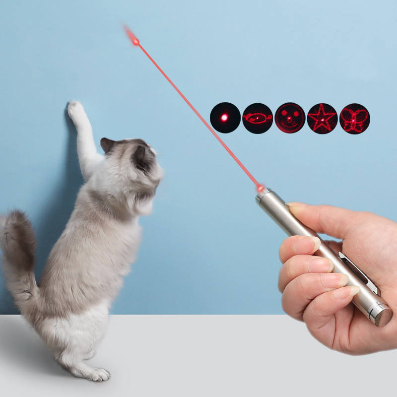 Funny Cat Stick 120W Laser Pen Toy - SY201 Brand Multi-Gear LED Infrared Laser for Pets