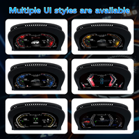 Pantalla Digital para el Tablero E60 E61, Instrumento de Velocidad, CarPlay Inalámbrico para BMW Serie 5 2003-2009