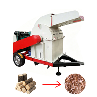 Broyeur de bois en gros pour la fabrication de copeaux de bois, machine à broyer les bûches sans dégauchissage, machine à déchiqueter et à émincer le bois