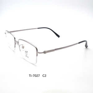 กรอบแว่นตาโลหะ Ti-7027 น้ำหนักเบา ทนทาน ทันสมัย ดีไซน์ยืดหยุ่นเพื่อความสบาย - Product Image 3