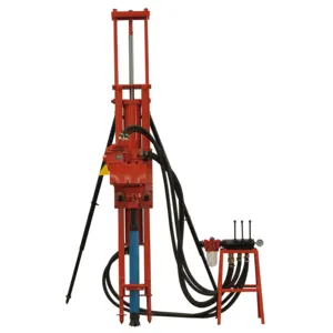 Hot Koop Kleine Draagbare Dth Boren Rig Helling Boren Met Air Compressor