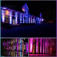 Projecteurs à faisceau RGBW 4-en-1 300W avec zoom et contrôle DMX512, CRI 90, IP20, durée de vie de 30 000 heures pour discothèque, scène, KTV et DJ