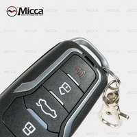 Télécommande universelle pour clé de voiture à 4 boutons avec fonction d'alarme et logiciel de programmation