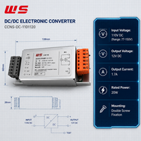 Convertisseur CC-CC ferroviaire en gros avec module de commutation 110V vers 12V, norme EN50155, unité d'éclairage de métro anti-vibration