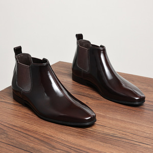 Nouvelle Collection – Chaussures Habillées Haut de Gamme pour Homme en Cuir Véritable, Façon Artisanale, Imperméables Toutes Saisons, en Cuir de Vachette Pleine Fleur, Idéales pour les Affaires - Product Image 1